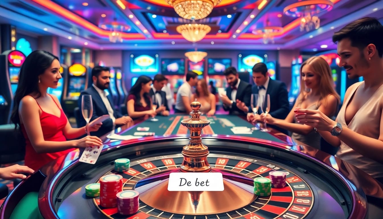 Engage in thrilling moments at De bet with luxurious casino games and vibrant surroundings.