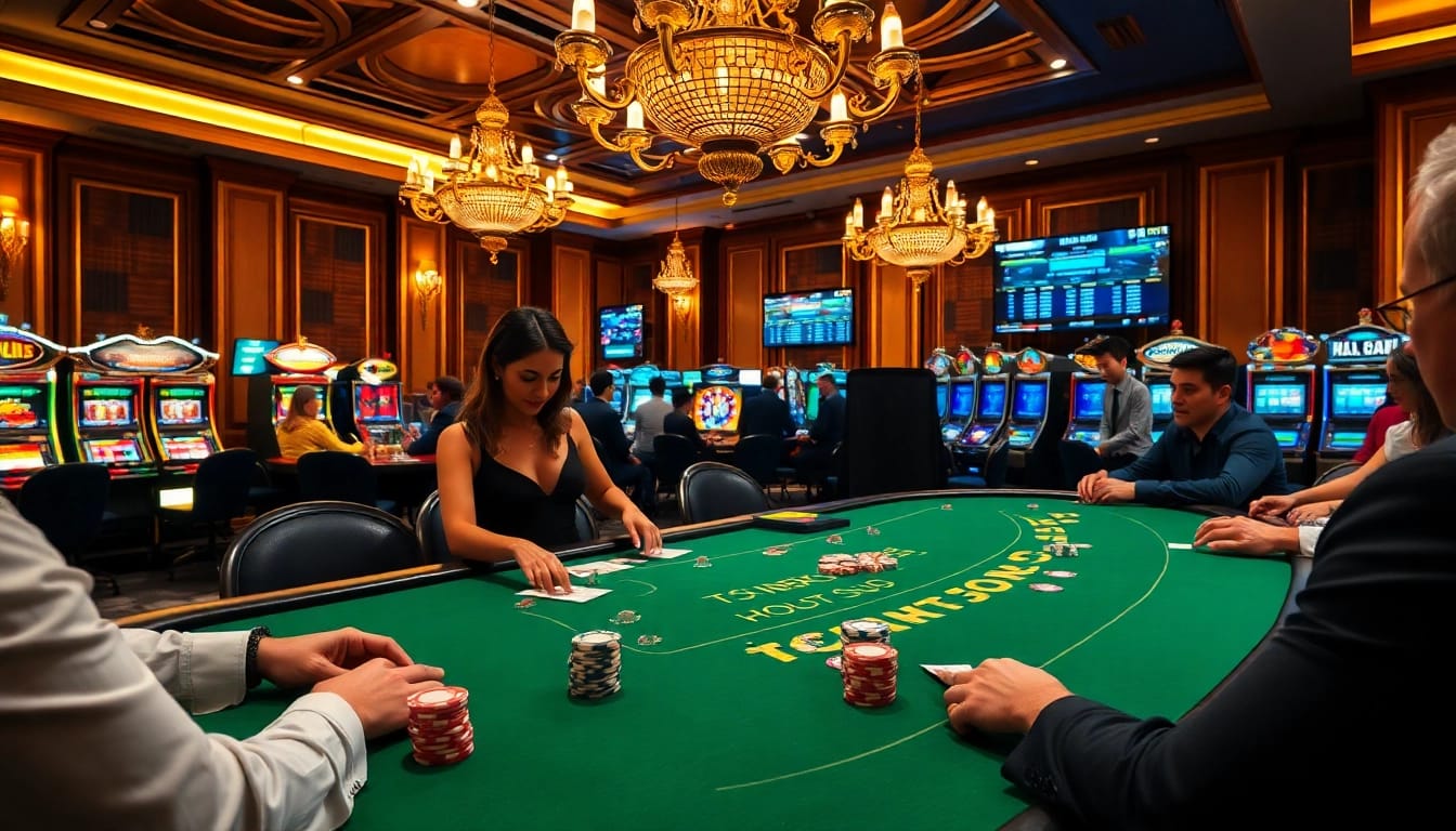 Feeling the thrill of tg88 high-stakes gambling at a luxurious casino table.