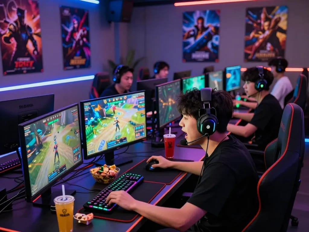 Engaging gaming competition at https://burtonsbamboogarden.com/biop/ with players showcasing excitement and strategy.