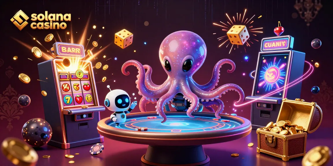 Experience the thrill at Solana Casino with vibrant alien gaming, overflowing jackpots, and cosmic fun.