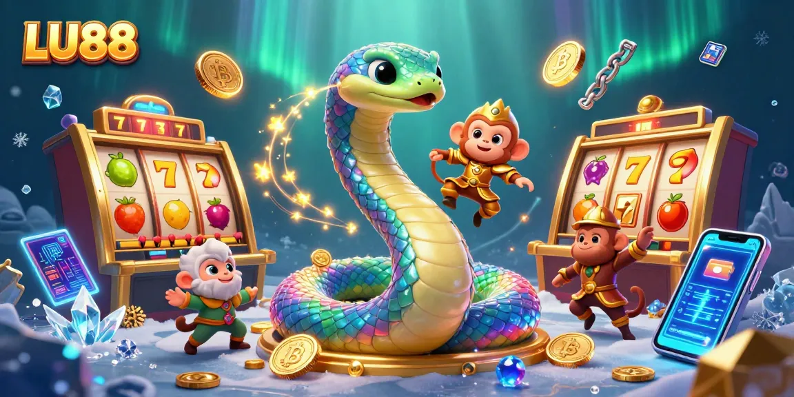 Spin the LU88 slot with vibrant 3D characters and dazzling animated coins!