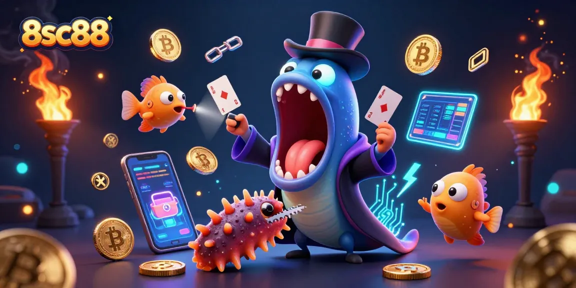 Experience gaming excitement at 8sc88 with a magical underwater casino scene featuring gaming fun.