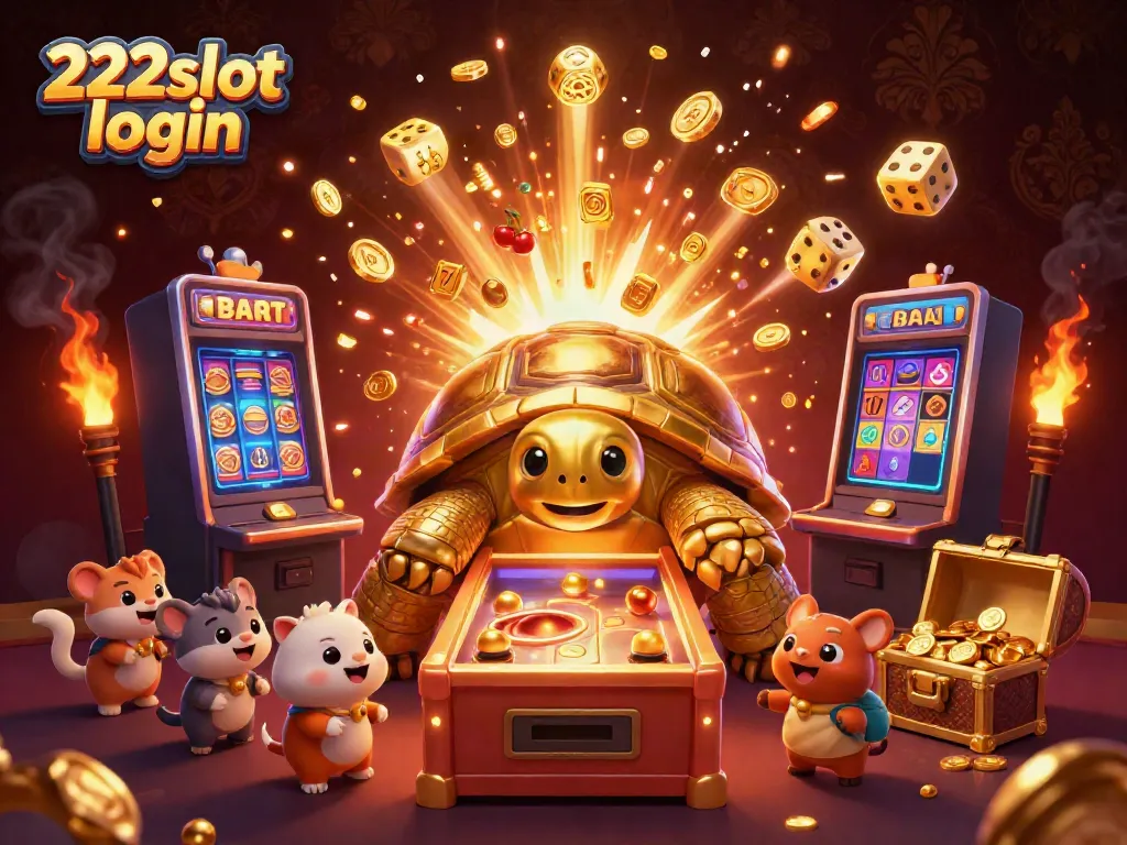 Mainkan slot di 222slot login dengan suasana kasino berwarna-warni dan menarik.