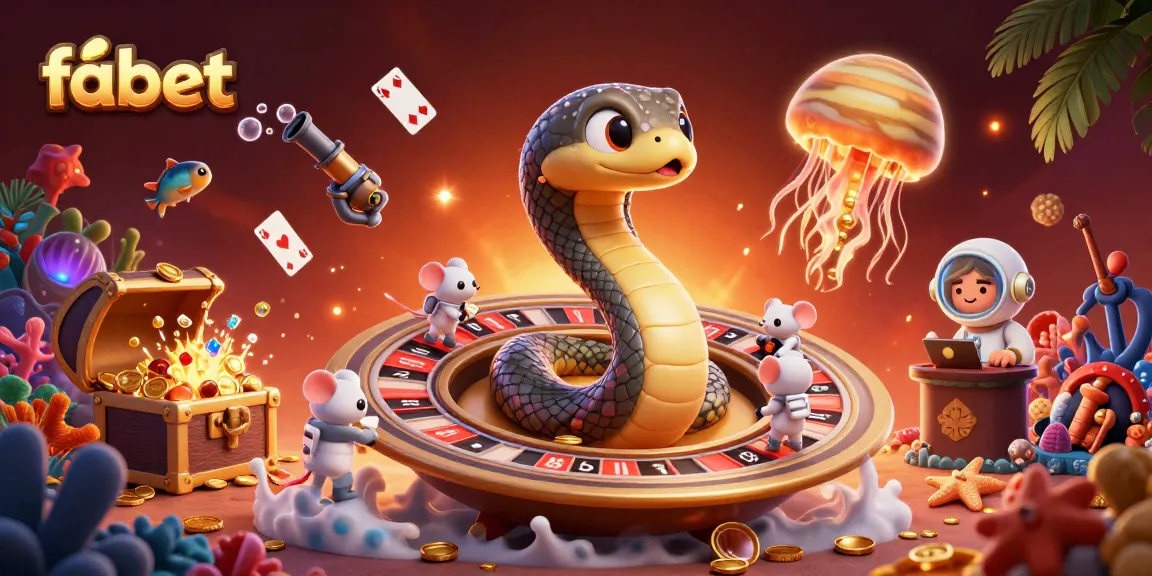 Experience fabet's thrilling betting action with cosmic twists in a vibrant 3D casino scene.
