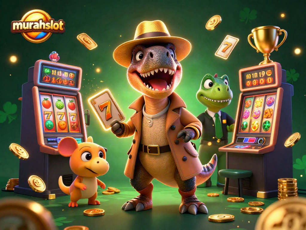 Meraih jackpot di murahslot dengan velociraptor menyamar sambil bermain mesin slot.