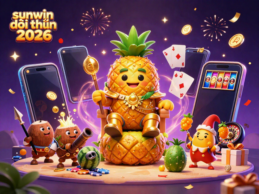 Experience the excitement of sunwin đổi thưởng 2026 with vibrant characters and casino elements in this captivating scene.
