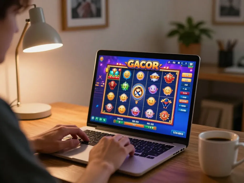 Experience slot gacor excitement while playing online in a cozy home environment