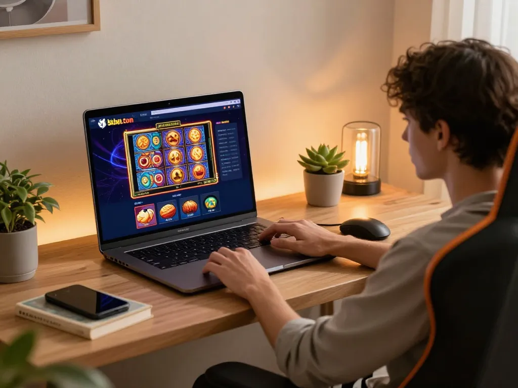 Engaging online gaming experience showcasing shbet.com interface with vibrant slots display