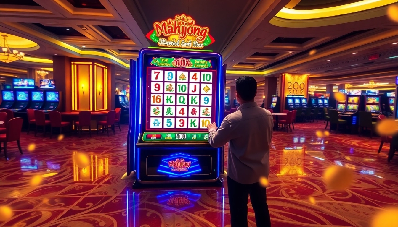 Experience thrilling gameplay on the slot Mahjong Ways 2, showcasing vibrant graphics and casino excitement.