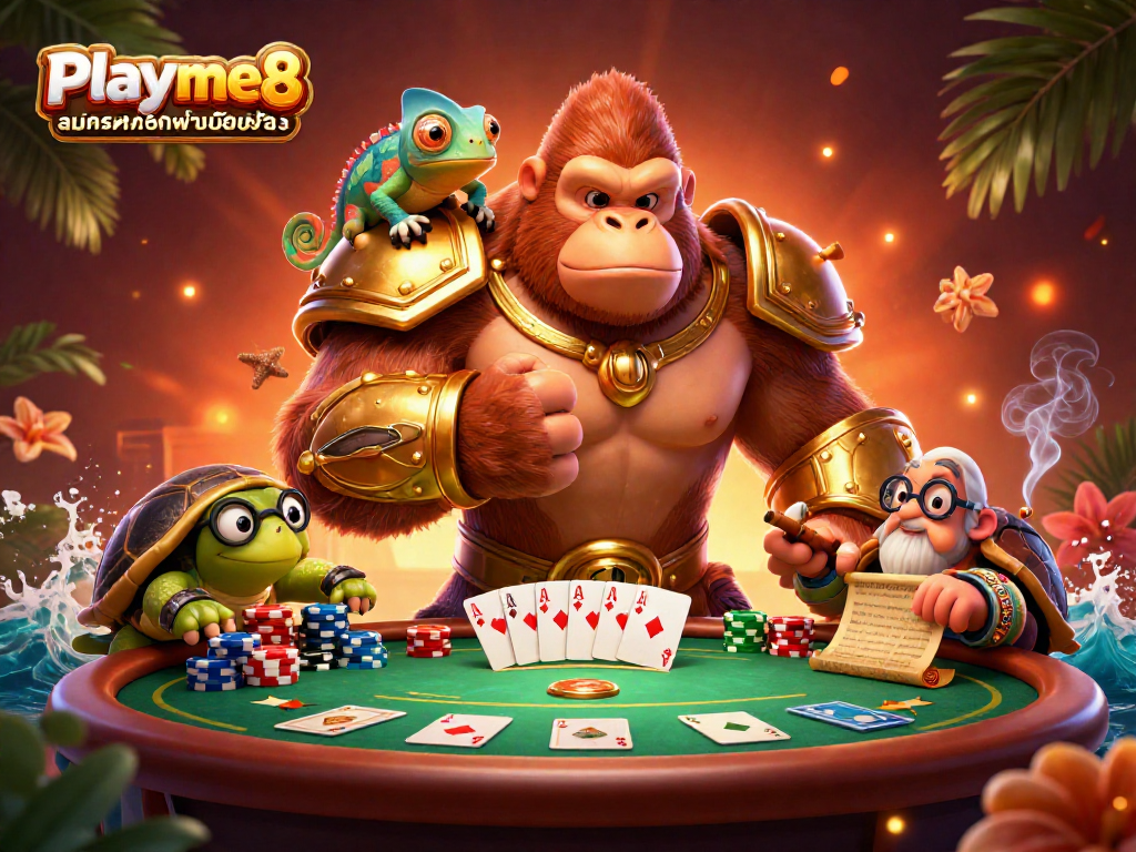 เล่นในคาสิโนออนไลน์ Playme8 สมัครสมาชิกผ่านมือถือ พร้อมการ์ตูนที่สร้างสรรค์อย่างมีสีสัน