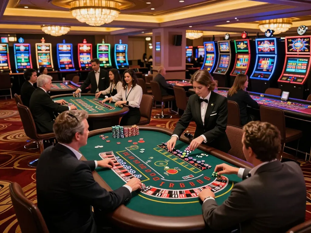 Players enjoying a thrilling game at Fun88 casino, capturing excitement and winning moments