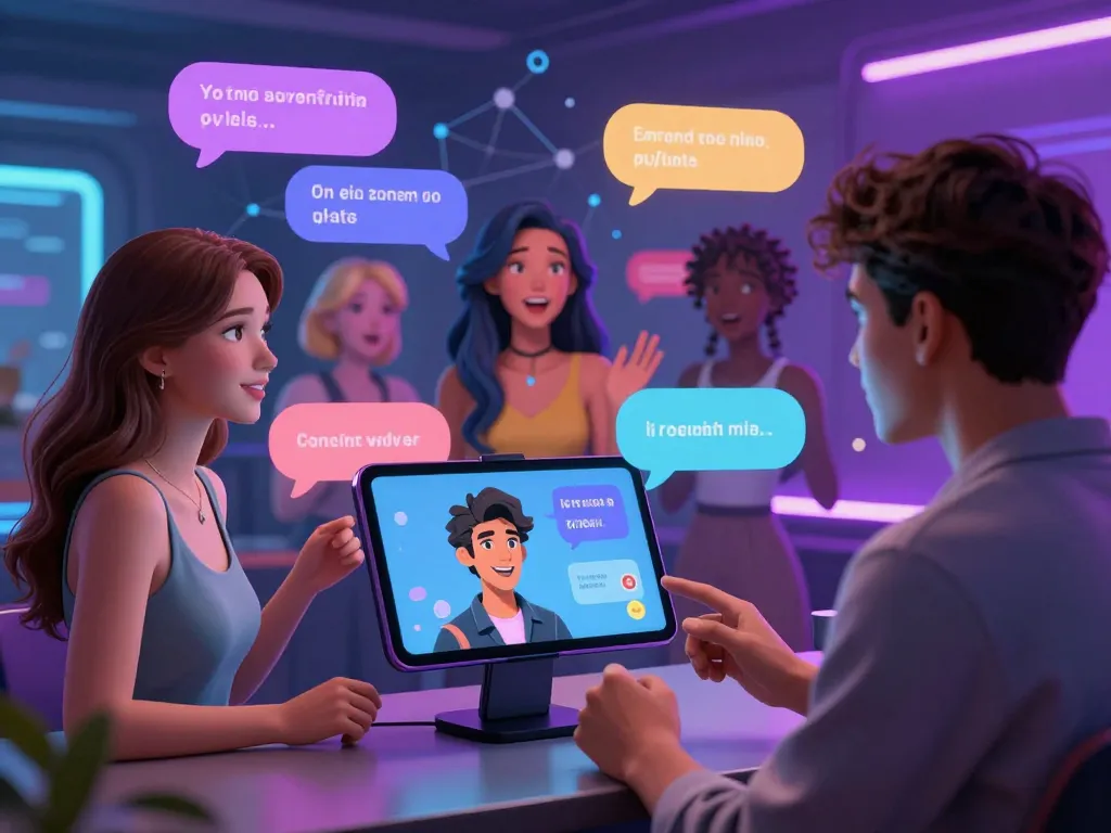Engaging AI sex chat scenes with personalized virtual interactions and vivid character representations.