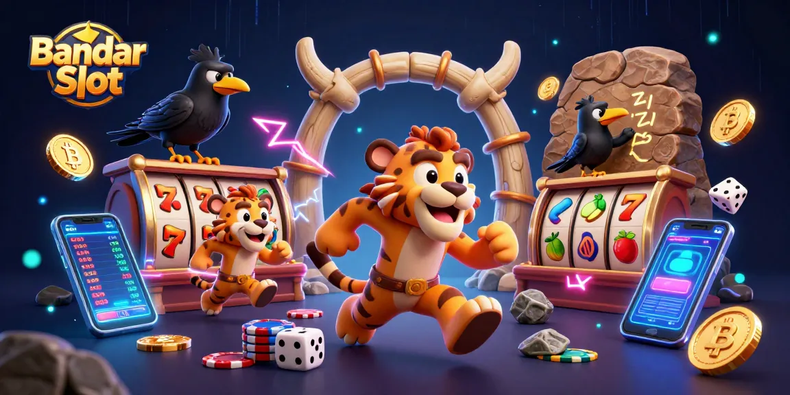 Permainan Bandar Slot yang mengasyikkan dengan karakter gua yang menarik dan elemen kasino