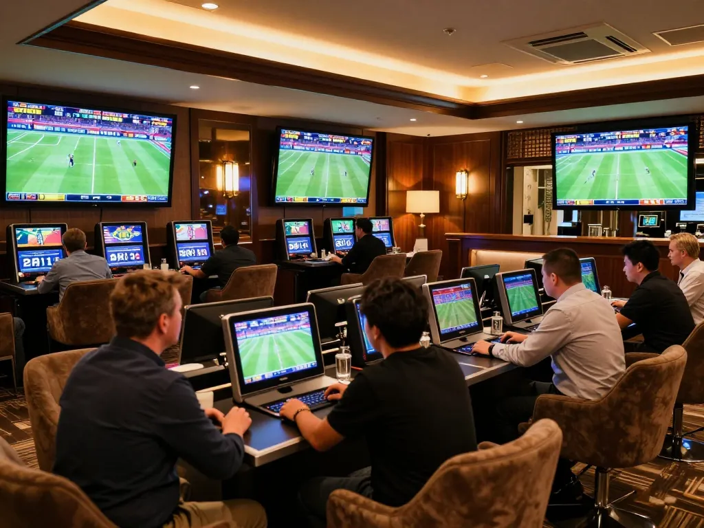 Engaging in sports betting at GEM88, placing wagers during live events