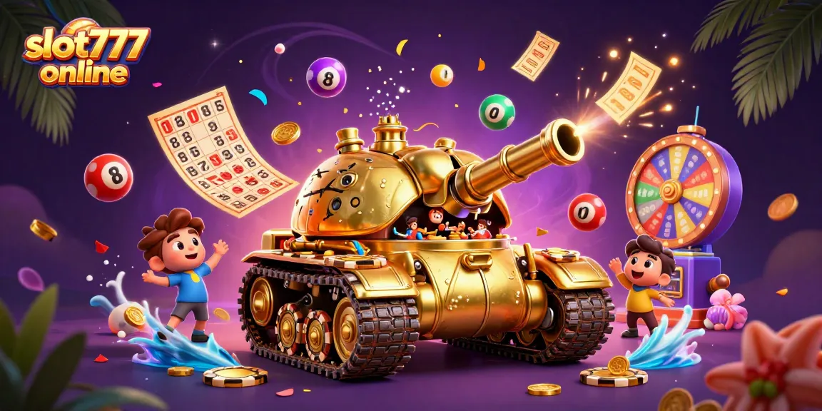 Experience thrilling rewards with slot777 online in a vibrant animated casino scene featuring dynamic games.