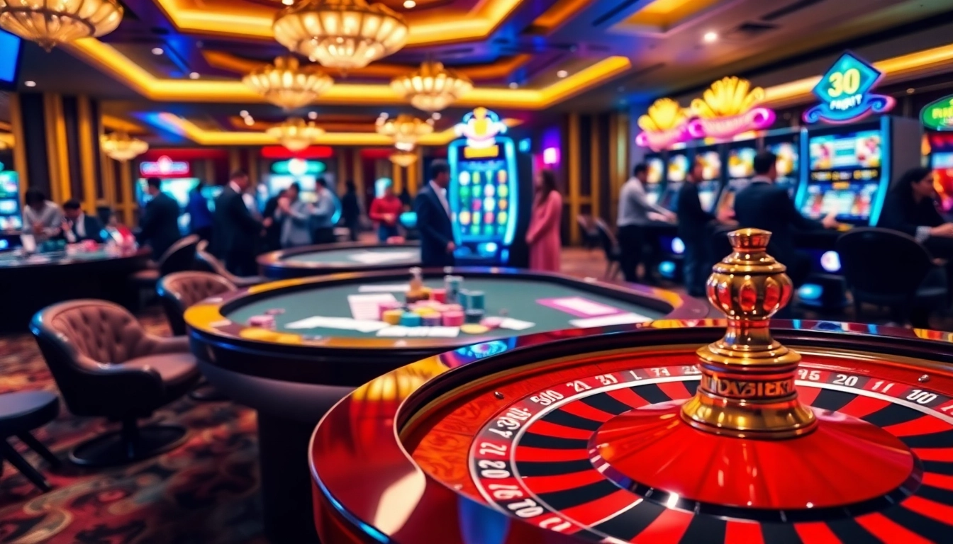 Experience the thrill of gambling at jun88.com with roulette, cards, and vibrant casino atmosphere.