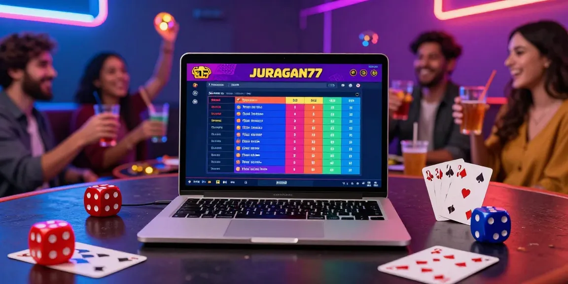 Pengguna berpatisipasi dalam juragan togel di platform JURAGAN77 dengan hasil togel ditampilkan.