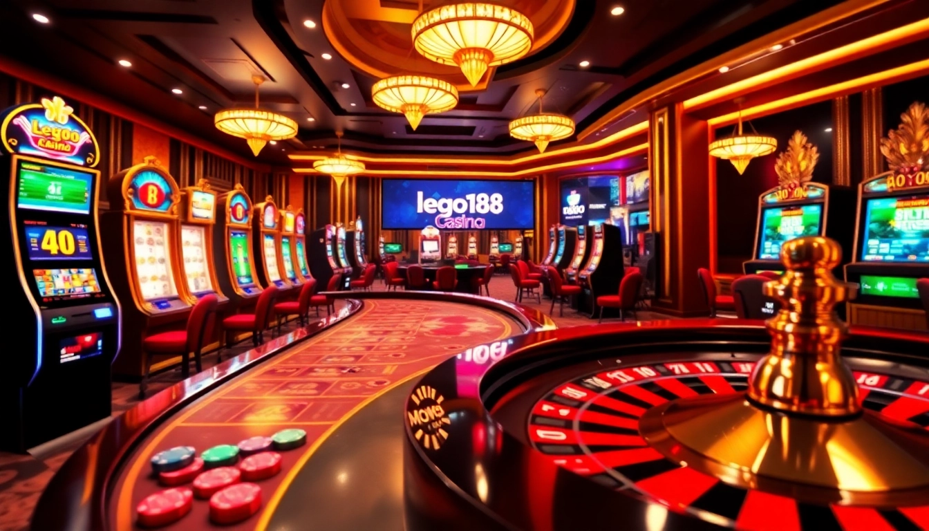 Experience the thrill of gaming at lego138 daftar, featuring vibrant online slot machines and casino tables.