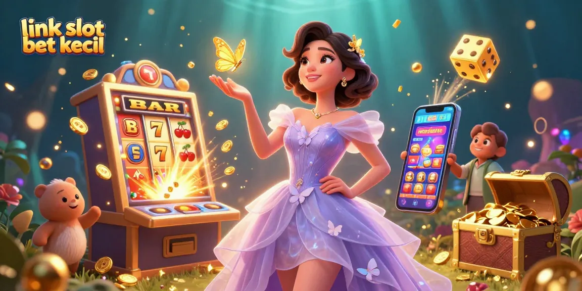 Experience thrilling action with link slot bet kecil in this vibrant casino scene