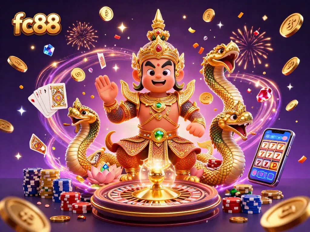Spin to win at fc88 with exciting casino games and vibrant animations!