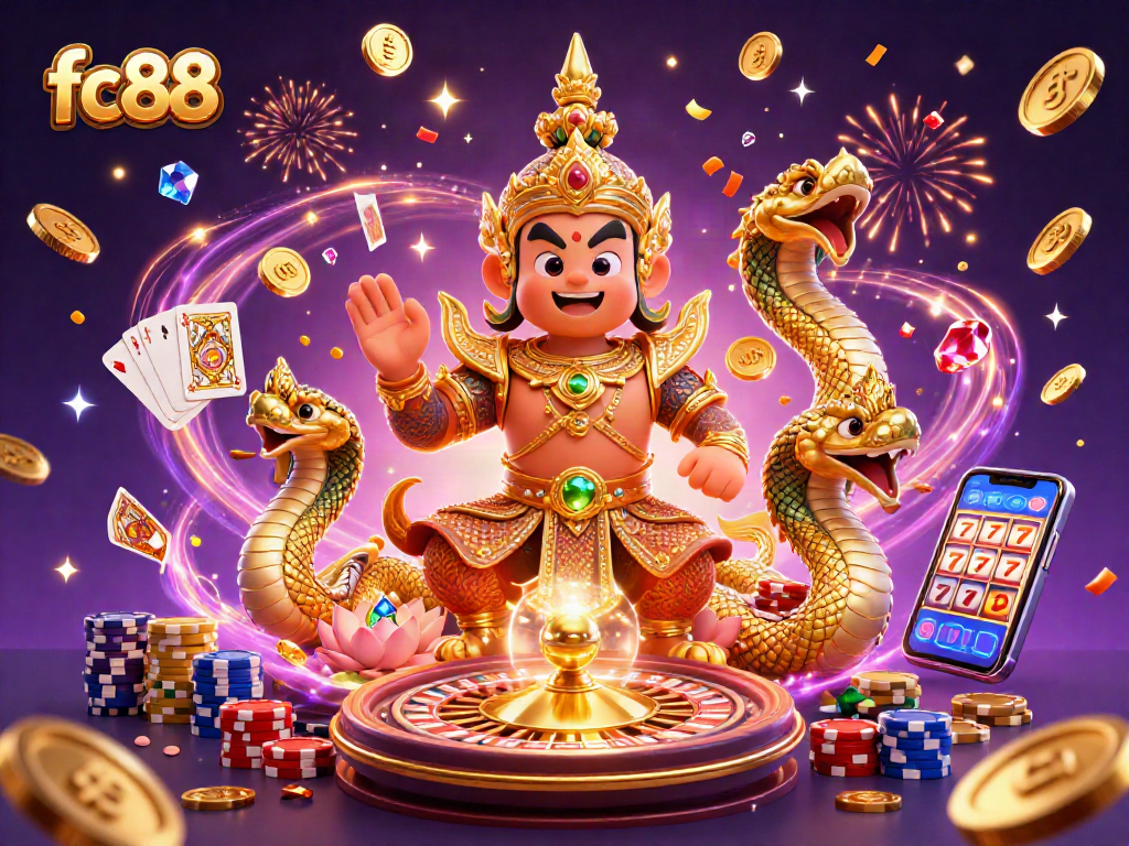 Spin to win at fc88 with exciting casino games and vibrant animations!