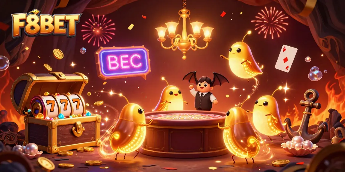 Experience exciting games at F8BET with our illuminating cave casino featuring vibrant characters and dynamic elements.