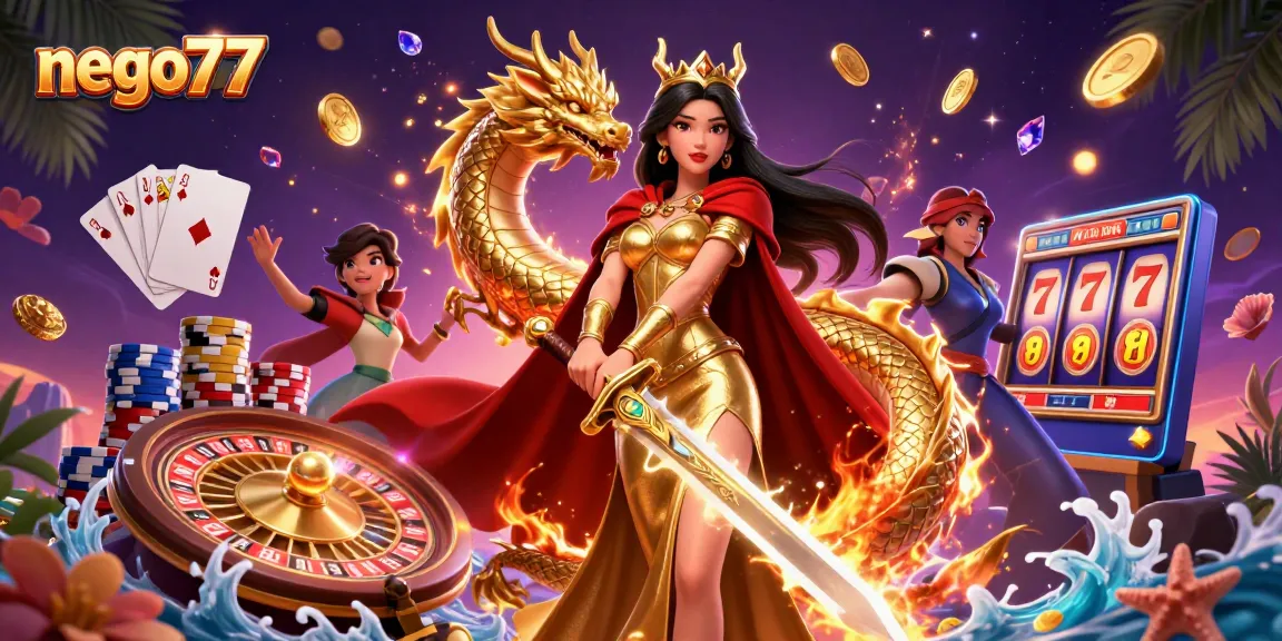 Engage with nego77 slot adventures featuring stunning characters and vibrant casino elements.