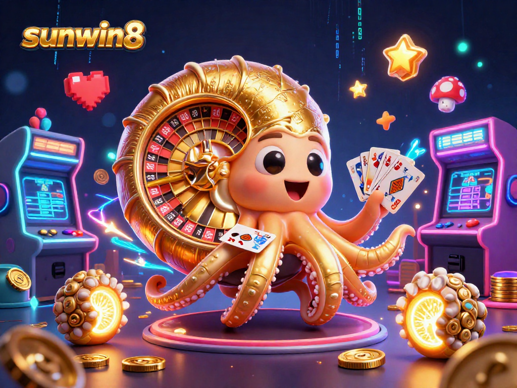 Engage in thrilling gameplay at sunwin8 with a vibrant 3D illustration of ancient gaming themes.