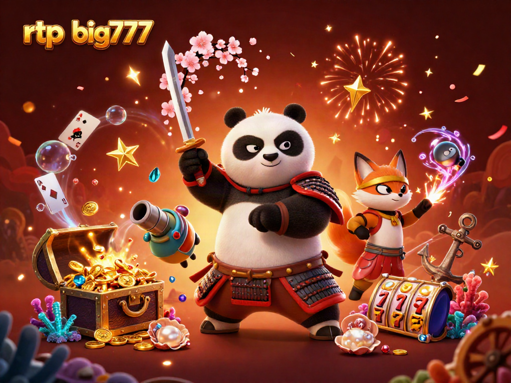 Jelajahi dunia rtp big777 dengan samurai panda, rubah ninja, dan tanuki spiritual di kasino yang meriah.