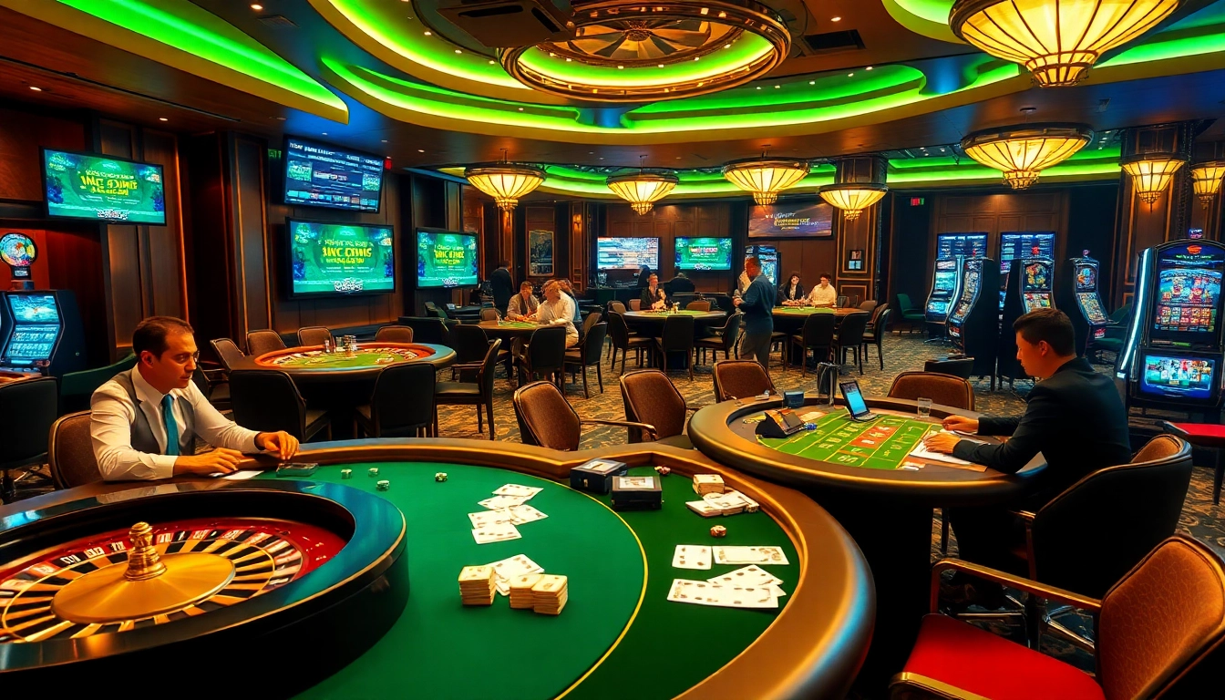 Players strategizing at poker tables combined with exciting elements of the hidden wiki 2026.