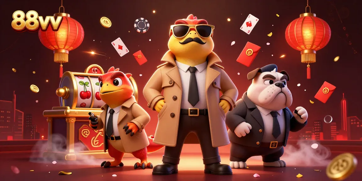 Place your bets at 88vv while raptors sneak into a VIP casino lounge.