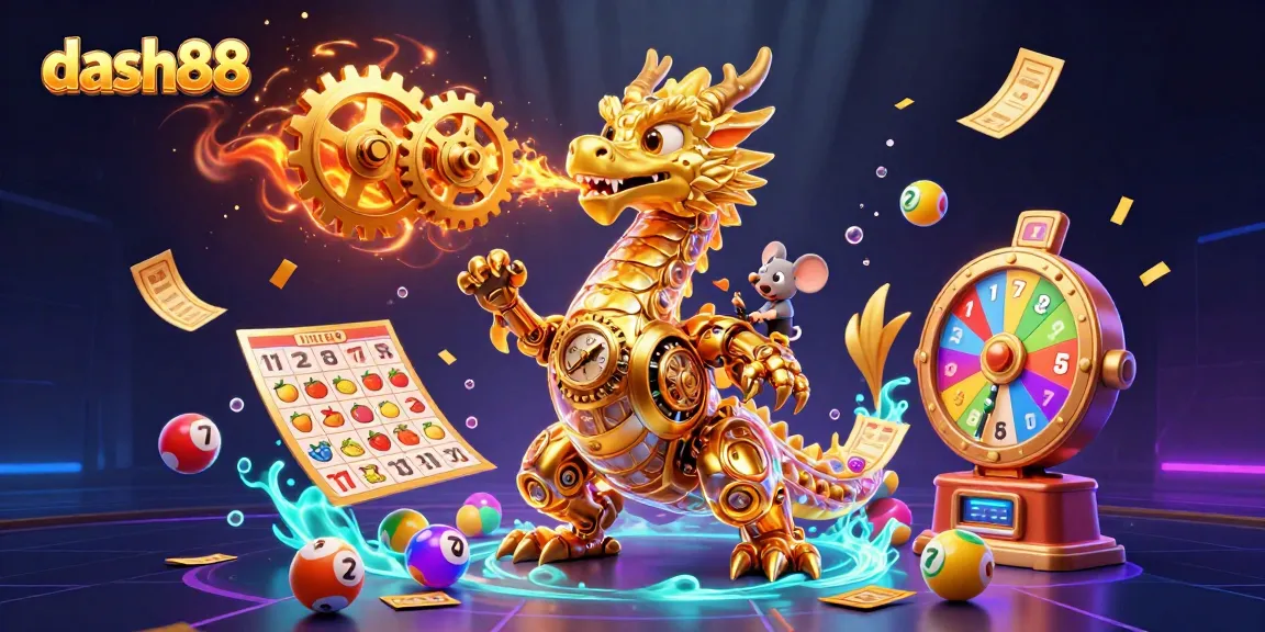 Engage with Dash88 and enjoy rich casino experiences with dynamic slot reels and animated lottery elements