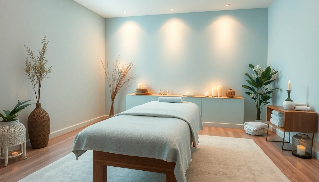 Experience luxurious 오산출장마사지 in a tranquil massage environment with soothing decor and soft lighting.