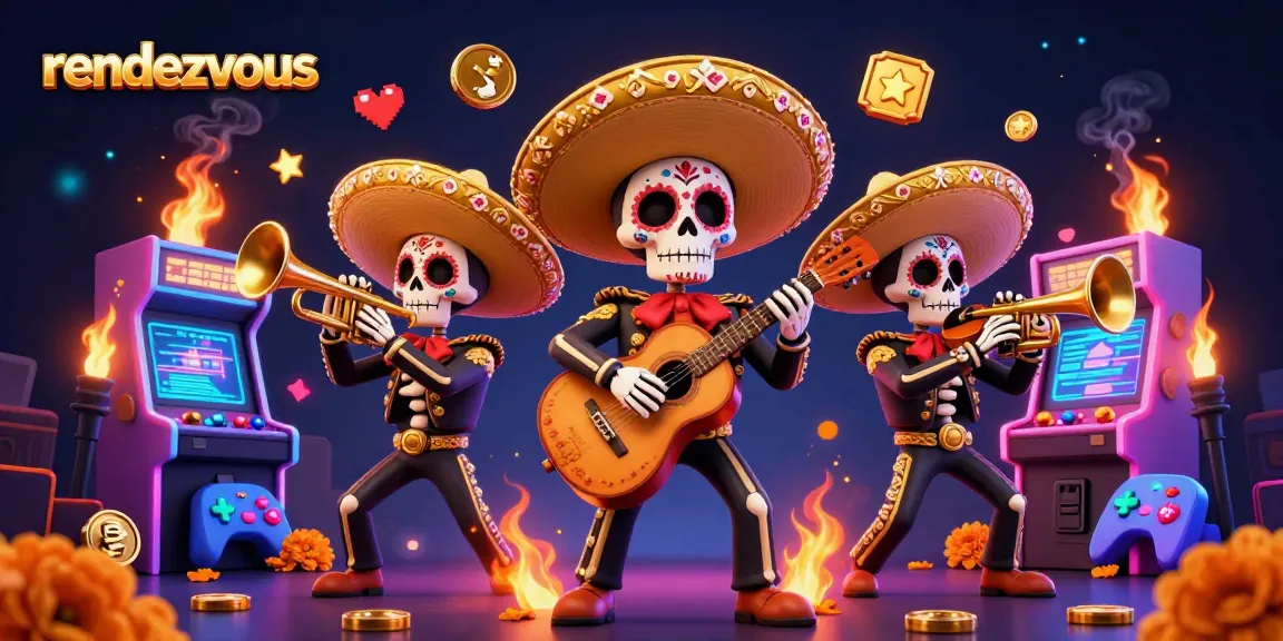 Rendezvous dengan band mariachi tengkorak yang meriah di kasino taruhan online