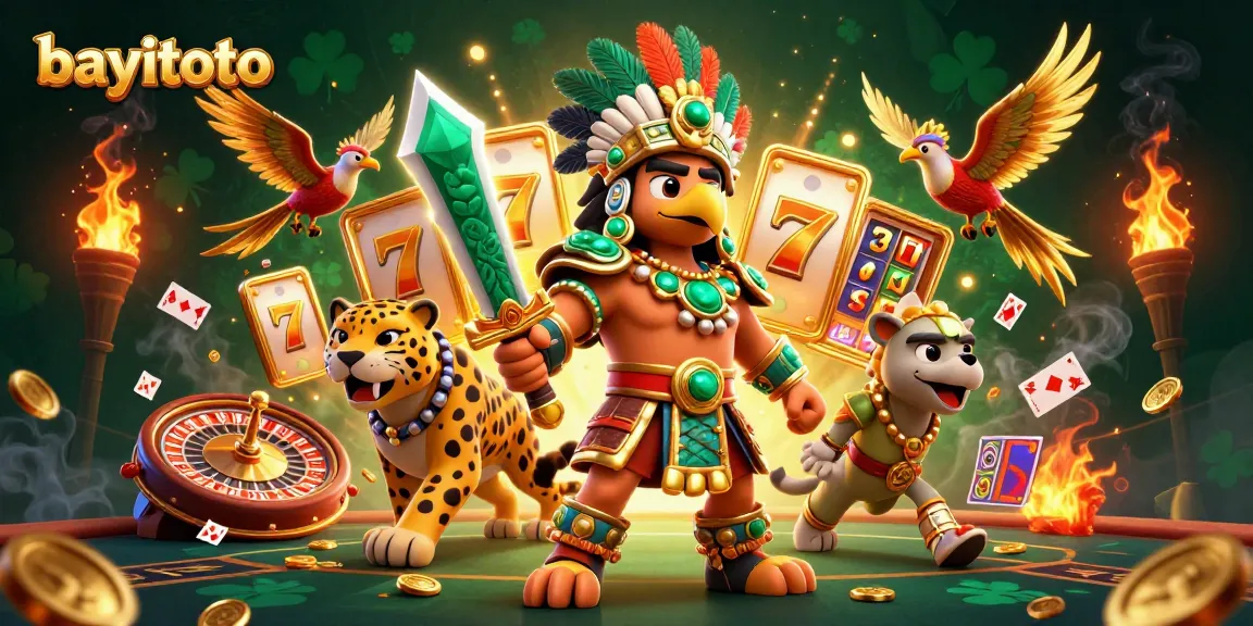 Engage with the bayitoto slots experience surrounded by golden elements and thrilling casino atmosphere.