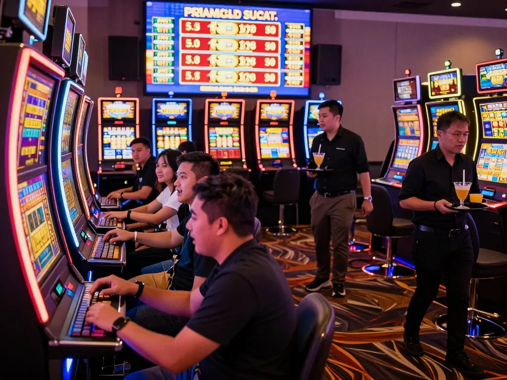 Rasakan sensasi permainan slot gacor dalam suasana kasino yang mendebarkan.