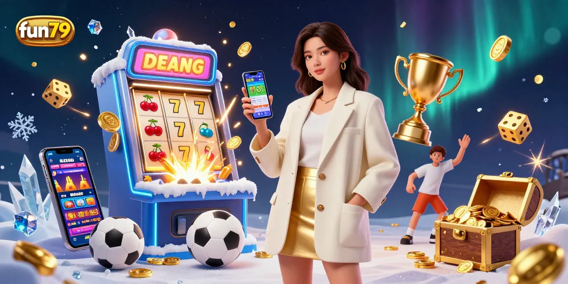 Experience fun79's thrilling jackpot moment with golden treasures and vibrant action!