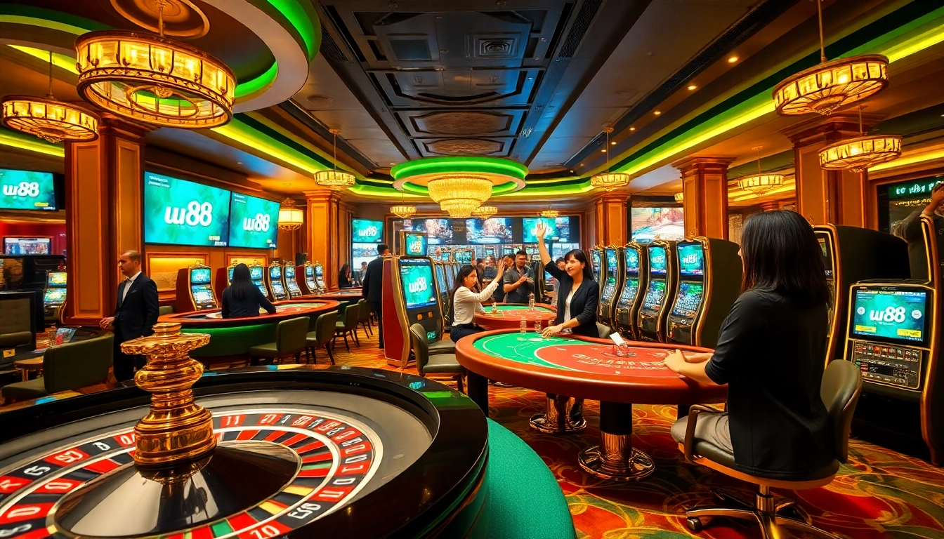 Experience luxurious gambling with the excitement of uu 88 at a vibrant casino table.