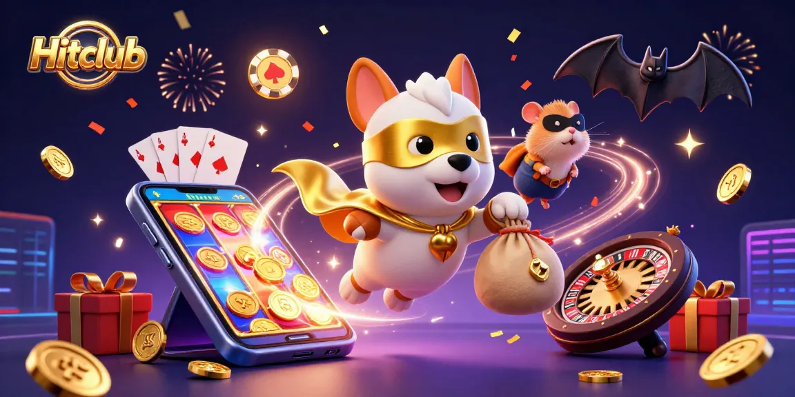 Engage with Hitclub by spinning colorful slot games and betting for big wins together!