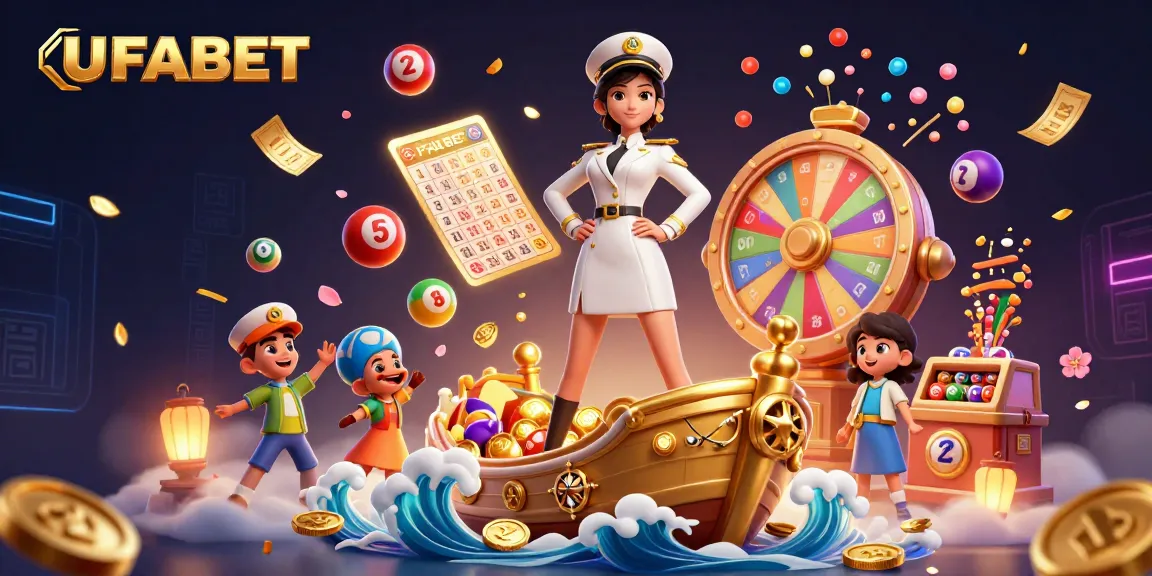 Experience thrilling gameplay at UFABET with vibrant lottery elements and dynamic action.