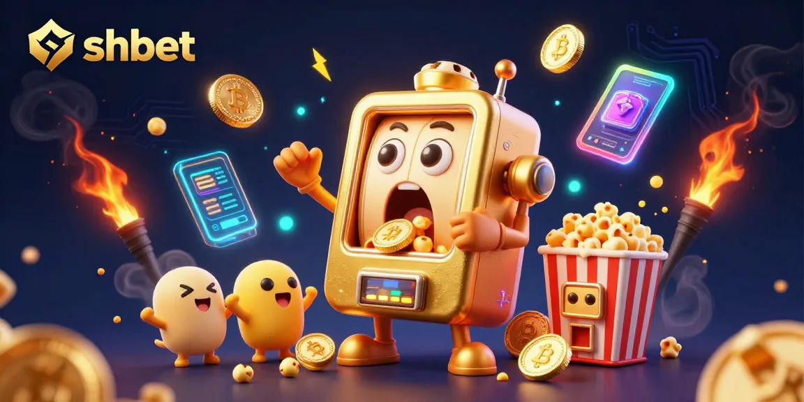 shbet slot machine wins jackpot as baby machines cheer amid cryptocurrency elements