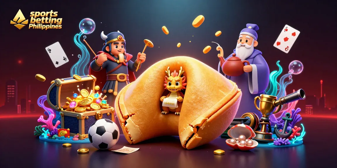 Engage in sports betting Philippines with vibrant 3D illustration featuring dynamic gambling elements.