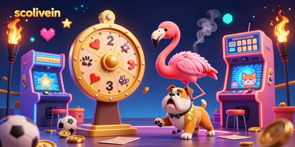 Socolivein offers thrilling sports betting excitement with animated characters and interactive elements in a vibrant scene.