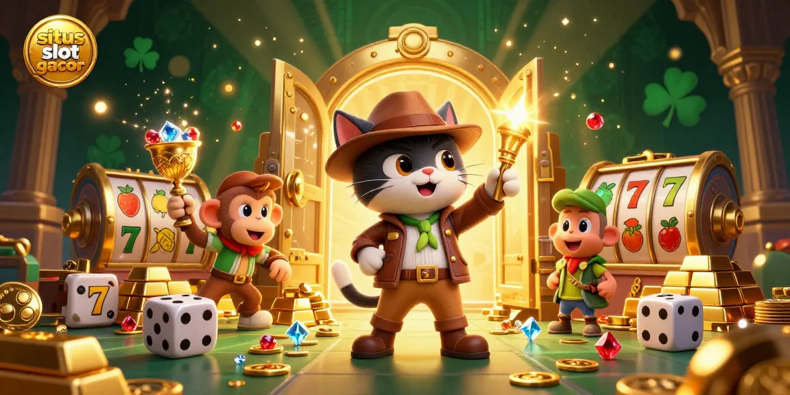 Engage in the thrilling world of situs slot gacor, where slot reels sparkle with gold and gems.