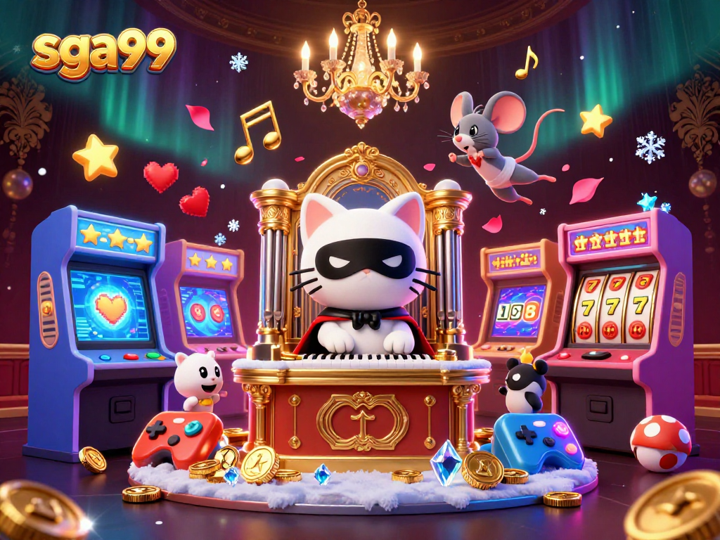 Engage with sga99 in an animated casino world featuring enchanting characters and vibrant gaming elements.