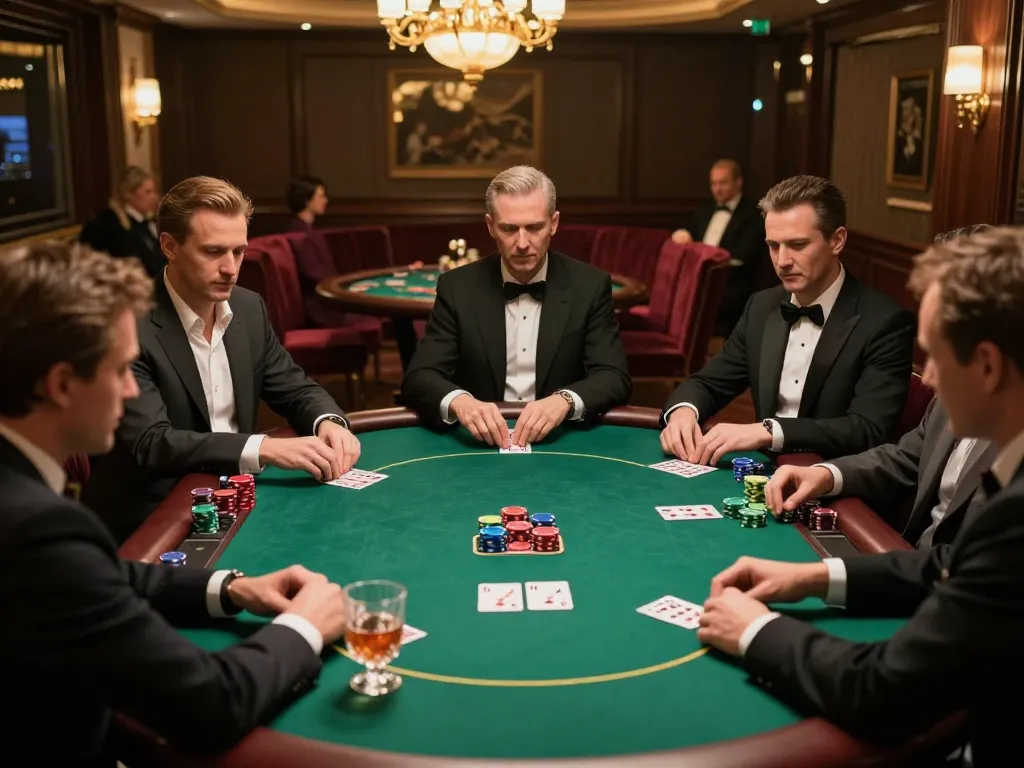 Experience high-stakes poker gameplay at a premium casino with lv88seo.