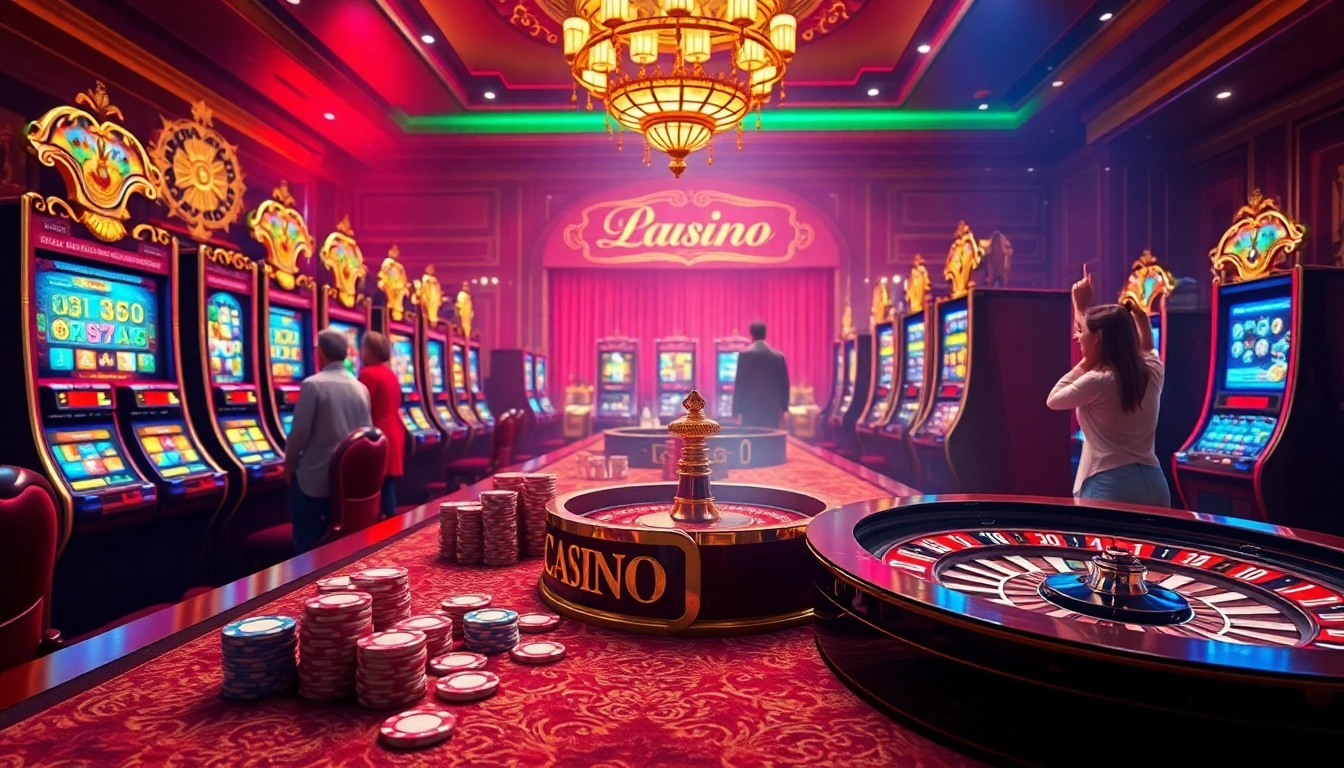 A player wins big at 78wintl.org's vibrant online casino, celebrating with chips and slots.