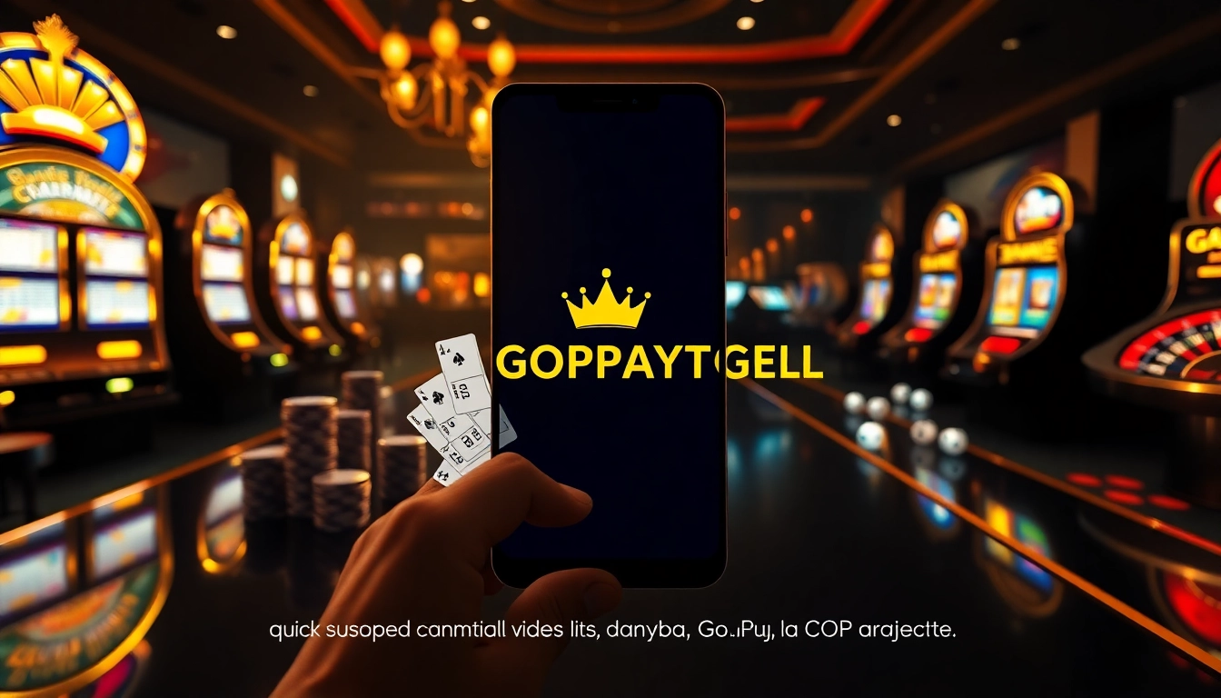 Engaging gopaytogel online betting interface showcasing secure transactions and crown logo