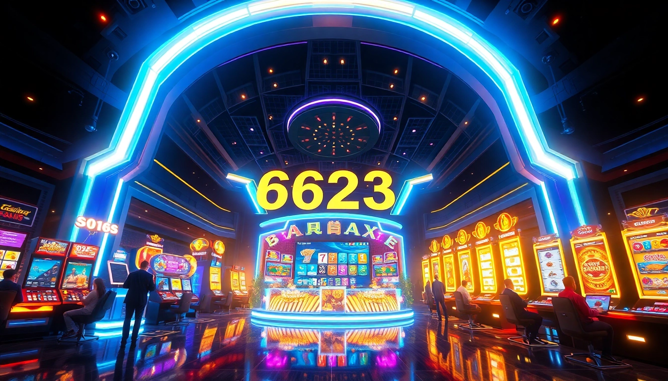 Experience the thrilling online gaming atmosphere of galaxy 6623 with vibrant visuals and engaging players.