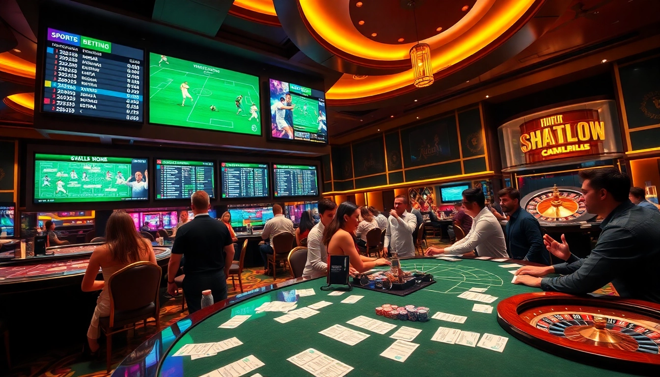 Experience the excitement of Judi Bola Resmi with live betting vibes in a vibrant casino.